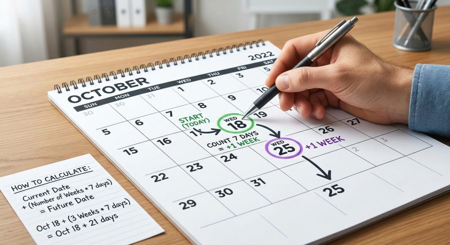 How to Calculate weeks from today calculator Results