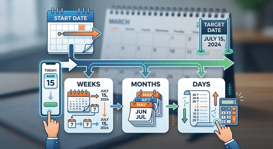 How to Calculate how many weeks until calculator Results