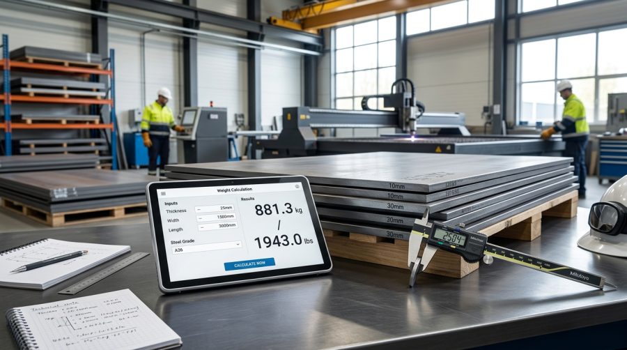 Steel Plate Weight Calculator – Instant kg & lb Results