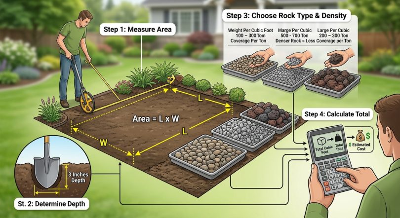 Steps to Estimate Your Rock Needs