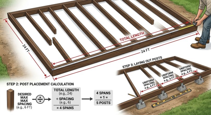 Steps to Calculate Post Count and Spacing
