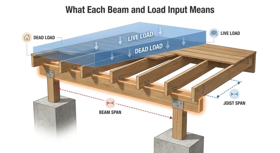 What Each Beam and Load Input Means