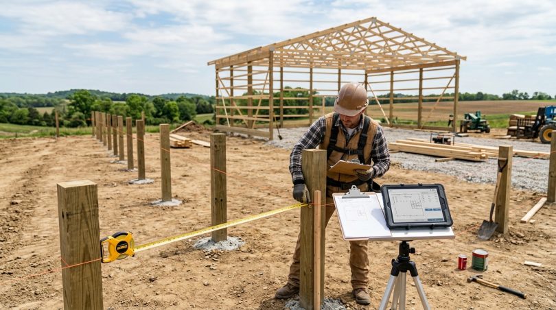 Pole Barn Post Spacing Calculator – Layout & Post Count