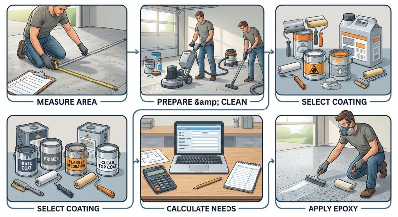 Steps to Estimate Your Epoxy Flooring Needs