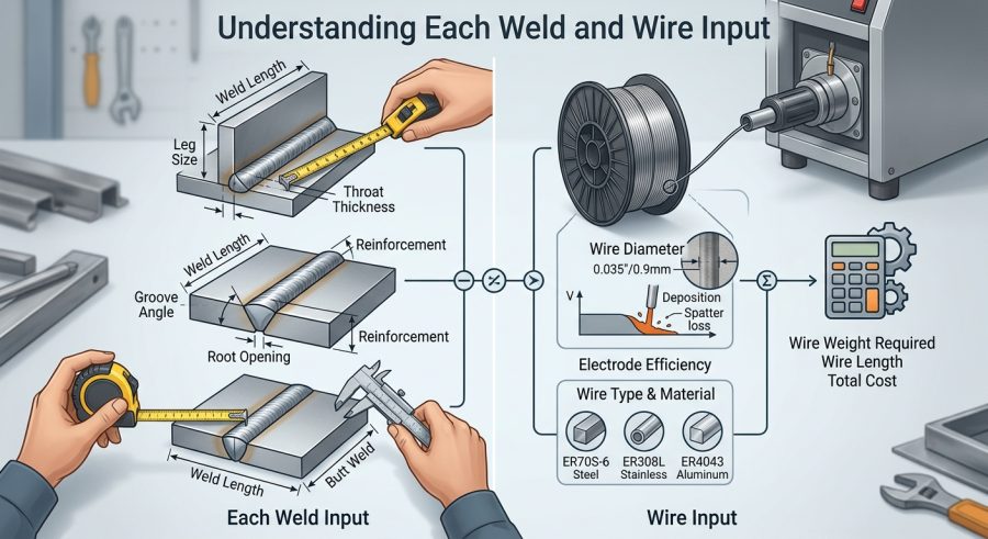 Understanding Each Weld and Wire Input