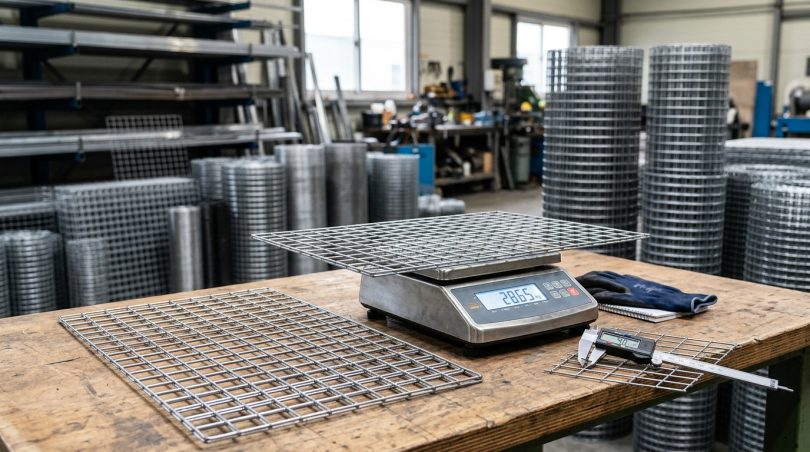 Wire Mesh Weight Calculator: Panel & Total Weight in kg/lb