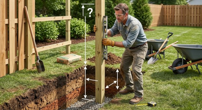 Using the Post Depth and Concrete Calculator