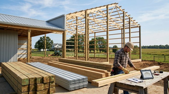 Pole Barn Material Calculator: Posts, Panels & Purlins