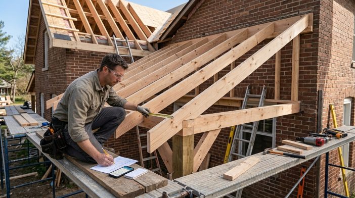 Lean-To Roof Calculator: Rafter Length & Materials