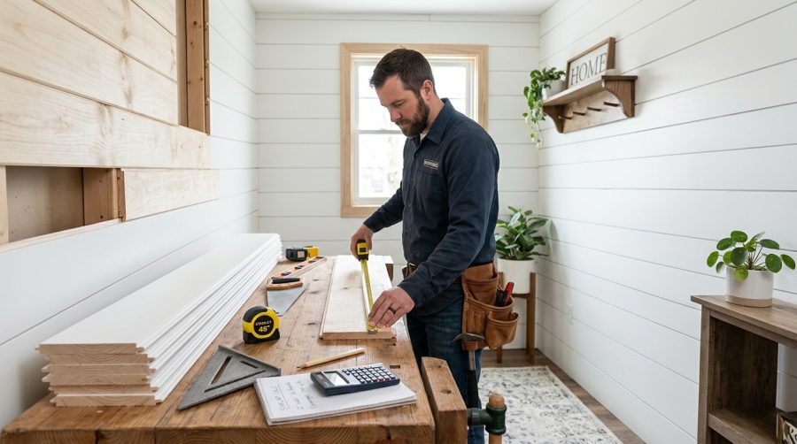 Shiplap Calculator: Boards, Coverage & Cost Estimate